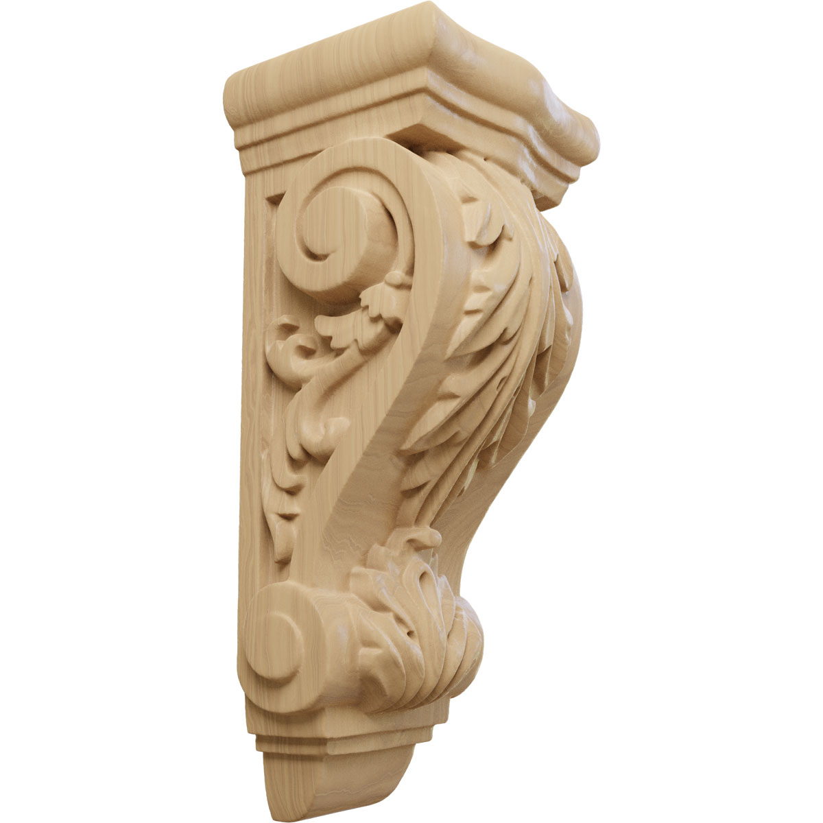 Ekena Millwork 3 1/2 Inch Small Farmingdale Acanthus Corbel
