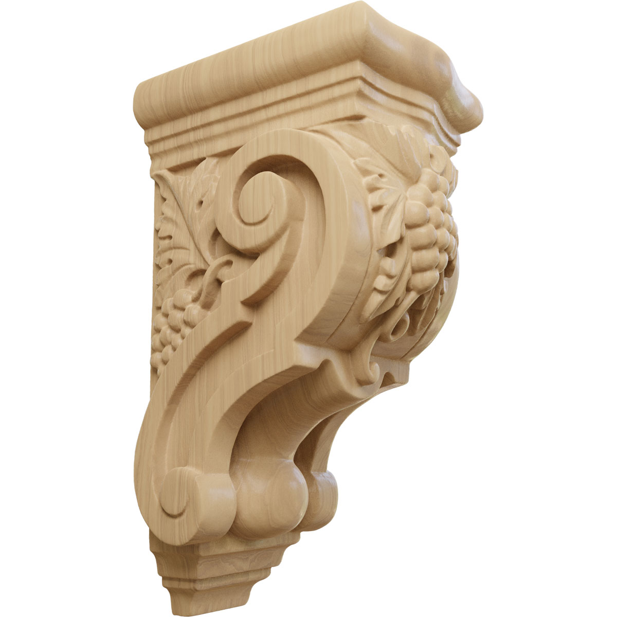 Ekena Millwork 3 1/2 Inch Small Grape Bunches Corbel