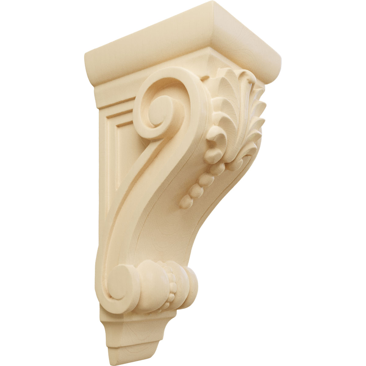 Ekena Millwork 3 3/4 Inch Medium Fig Leaf Corbel