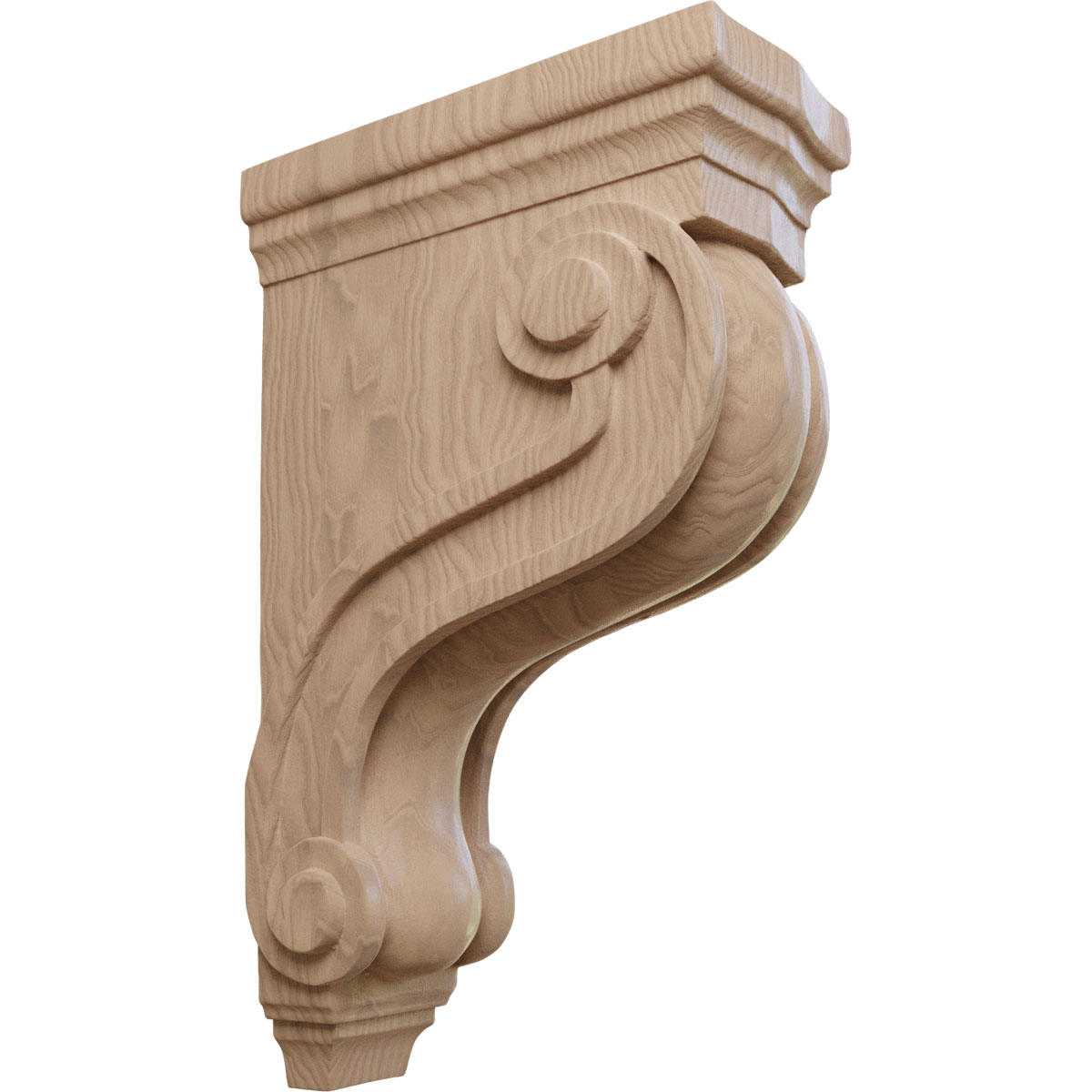 Ekena Millwork 3 7/8 Inch Boston Traditional Scroll Corbel