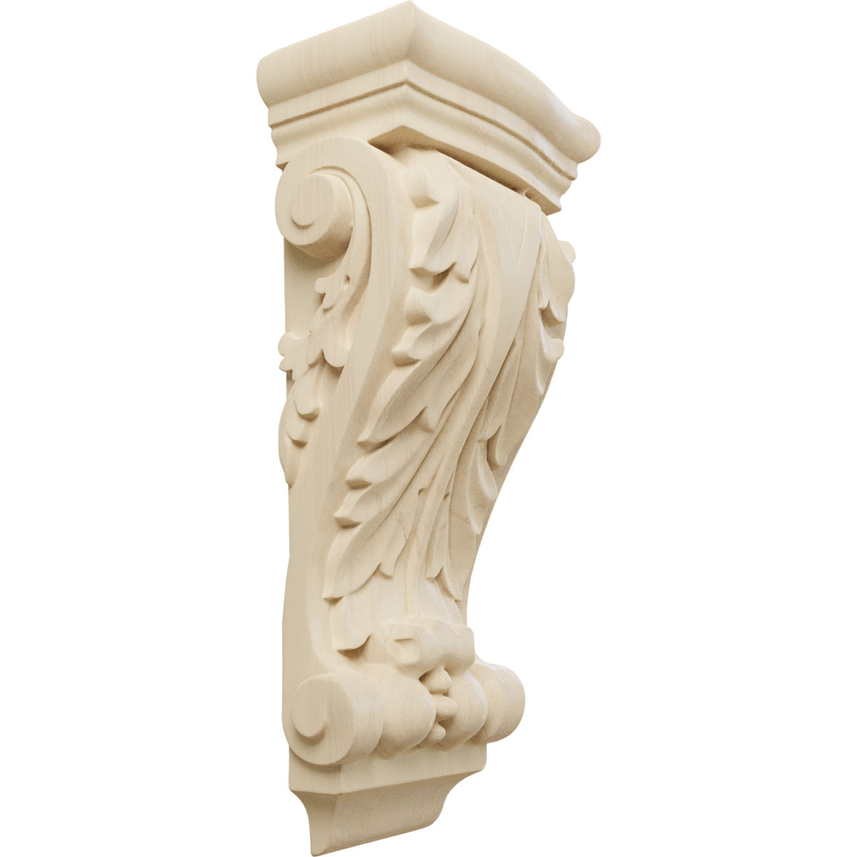 Ekena Millwork 4 1/2 Inch Small Farmingdale Acanthus Pilaster Corbel