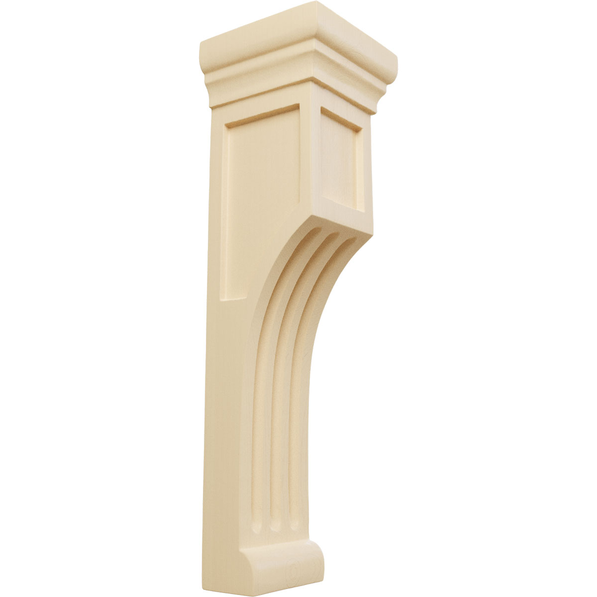 Ekena Millwork 4 Inch Recessed Groove Corbel