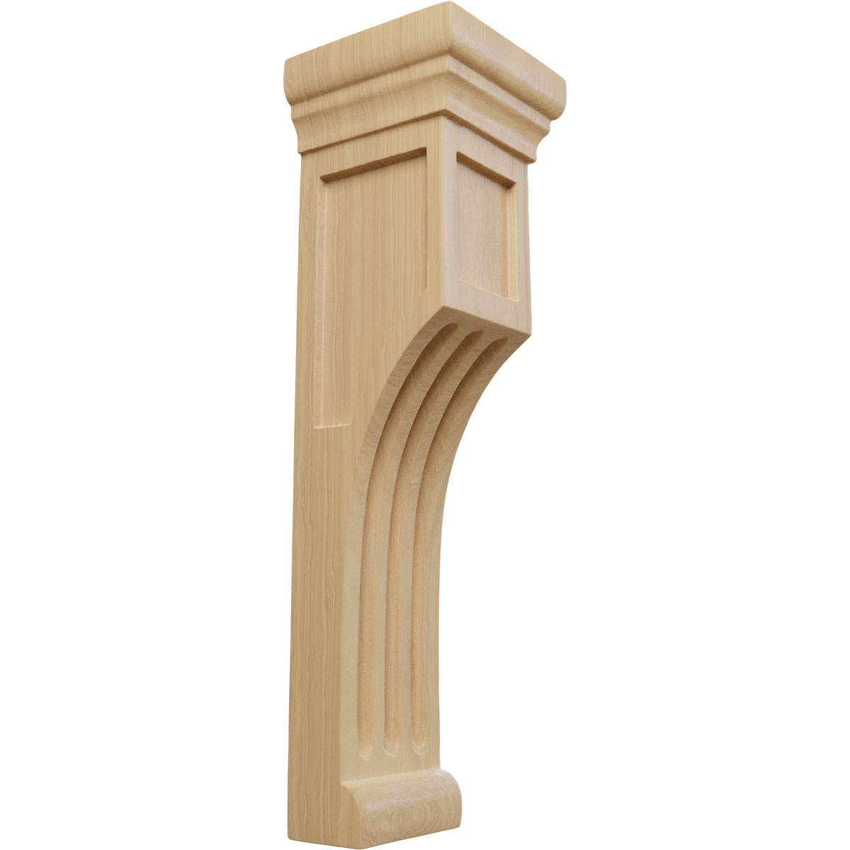 Ekena Millwork 4 Inch Recessed Groove Corbel