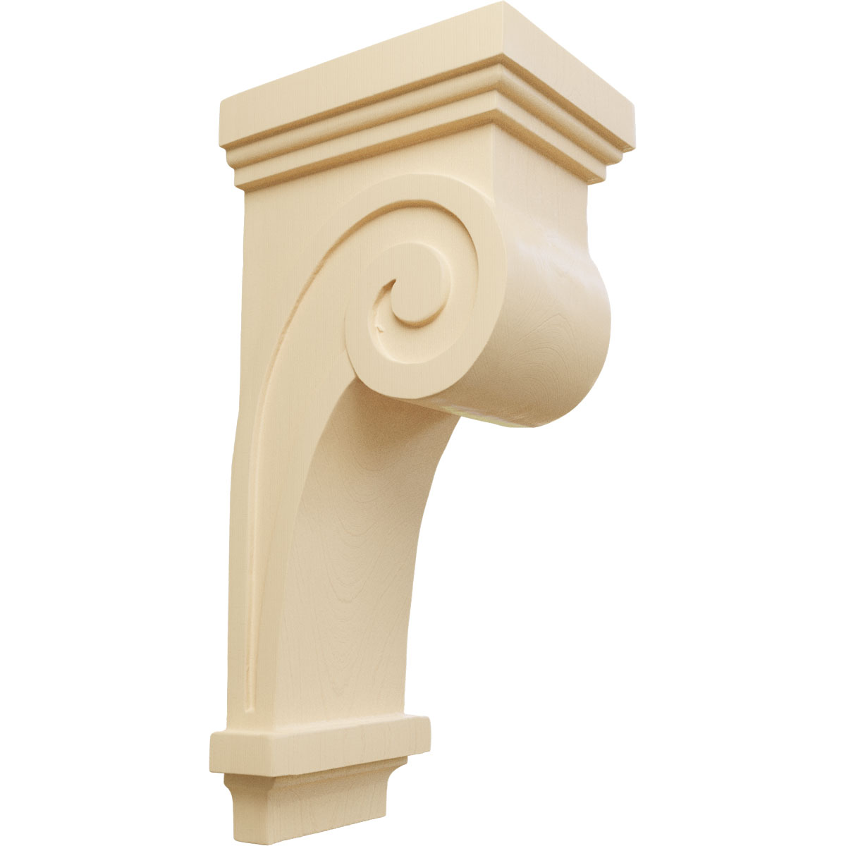 Ekena Millwork 4 1/2 Inch Scroll Corbel