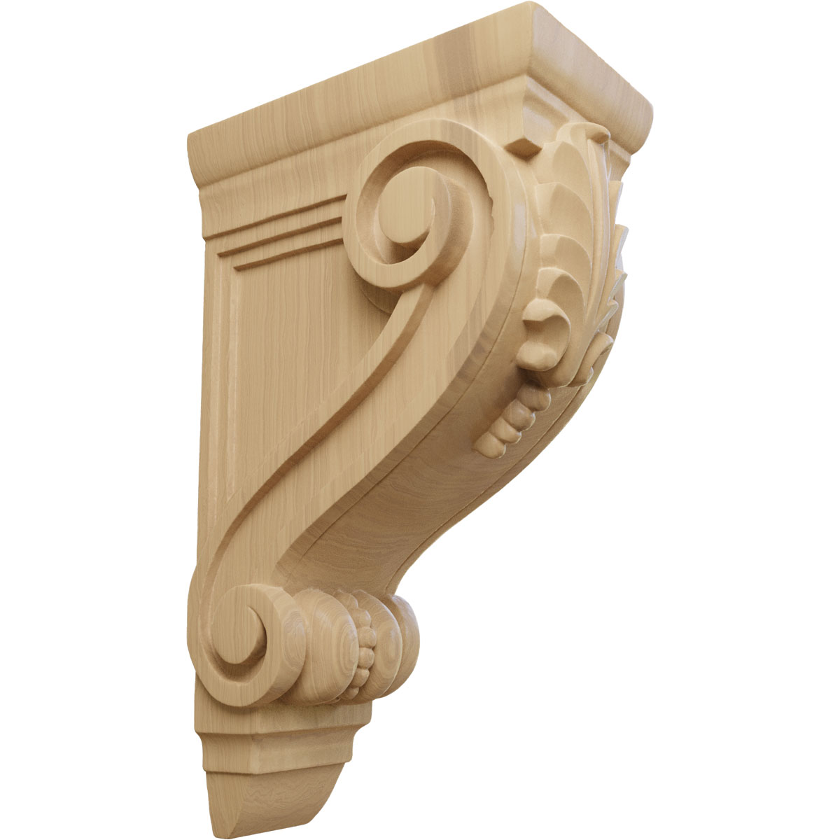 Ekena Millwork 4 3/4 Inch Large Fig Leaf Corbel