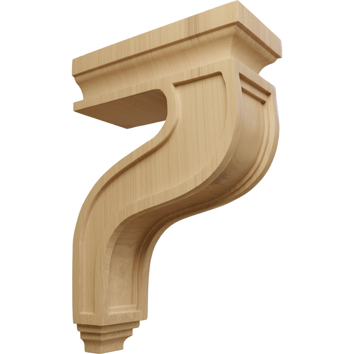 Ekena Millwork 4 Inch Hollow Back Corbel