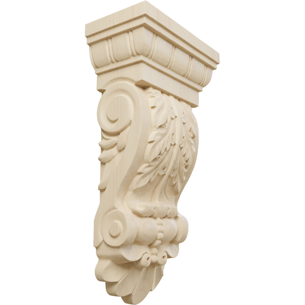 Ekena Millwork 5 1/8 Inch Thin Flowing Acanthus Corbel