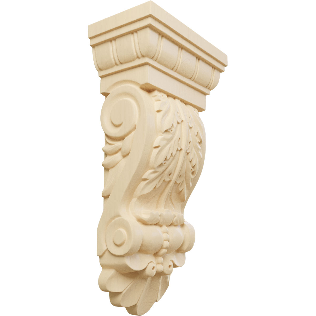 Ekena Millwork 5 1/8 Inch Thin Flowing Acanthus Corbel