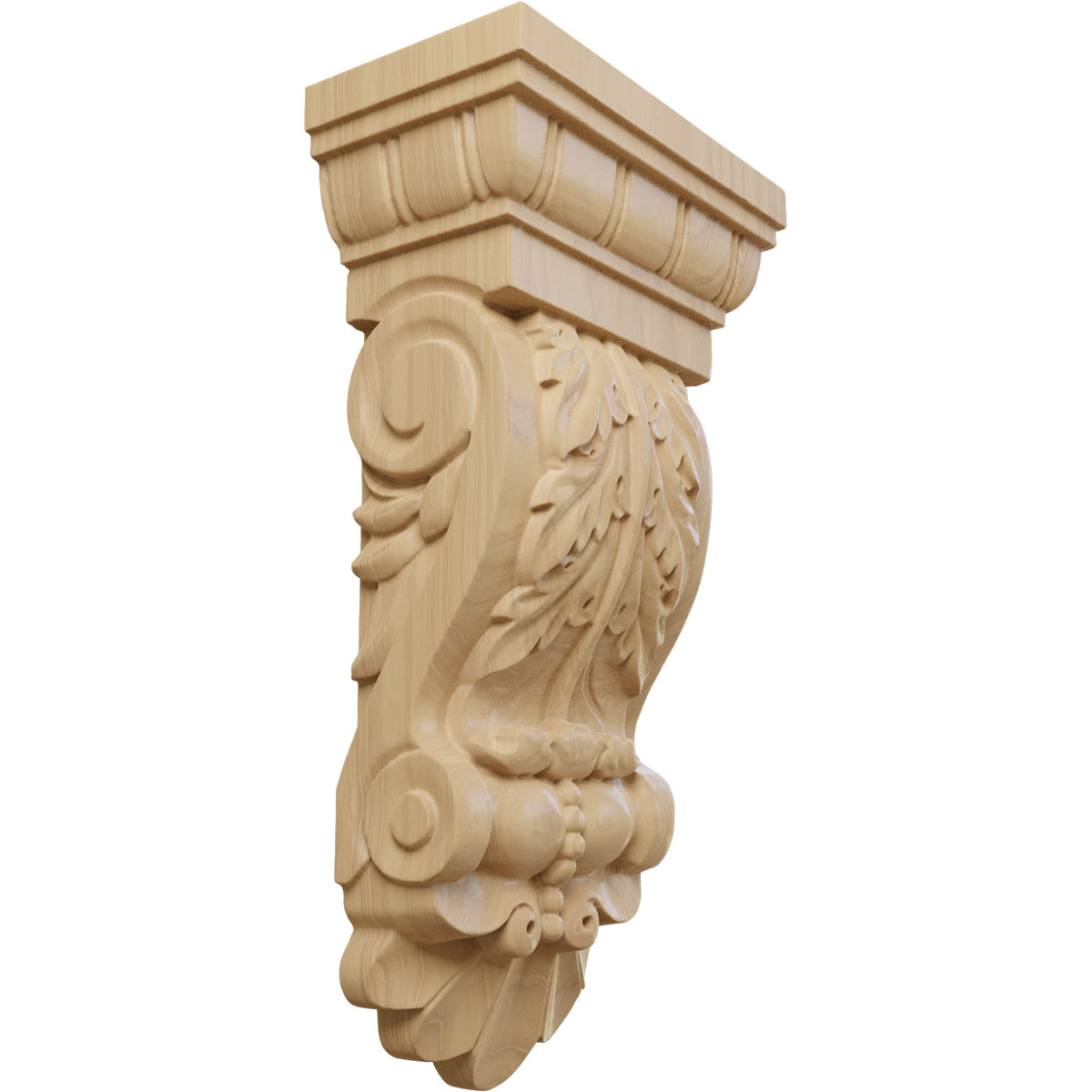 Ekena Millwork 5 1/8 Inch Thin Flowing Acanthus Corbel
