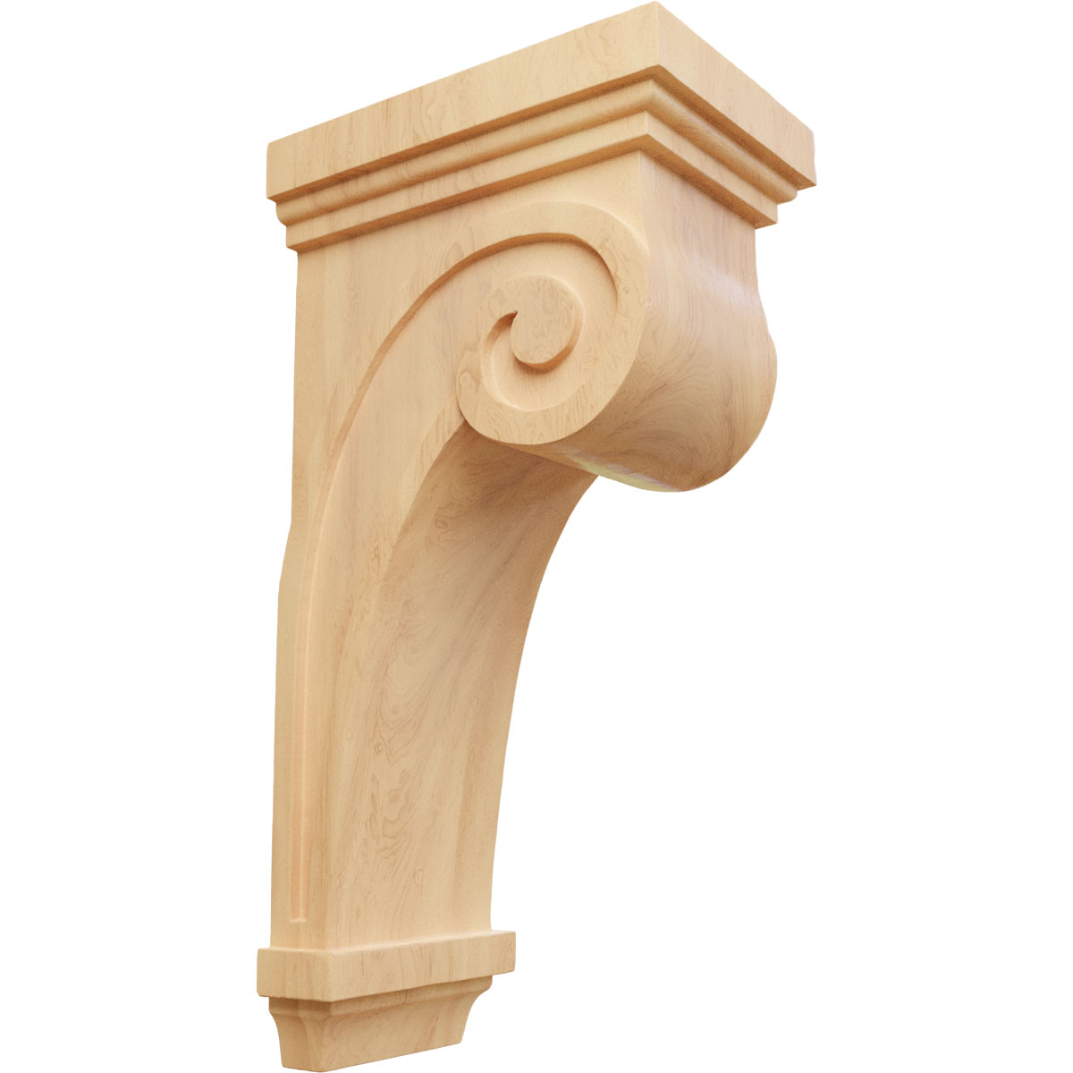 Ekena Millwork 5 1/2 Inch Scroll Corbel