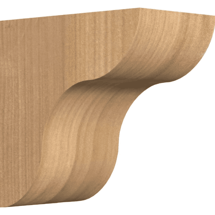 Ekena Millwork 5 1/2 Inch Smooth Carmel Corbels