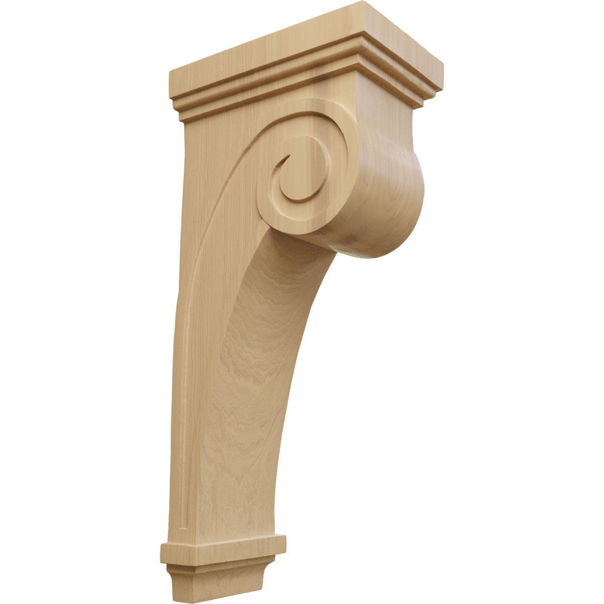 Ekena Millwork 6 1/4 Inch Scroll Corbel