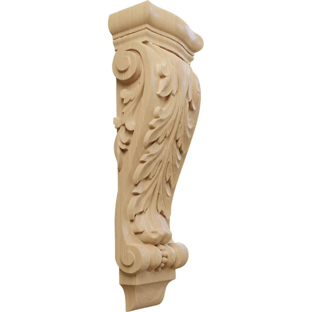 Ekena Millwork 7 Inch Large Farmingdale Acanthus Pilaster Corbel