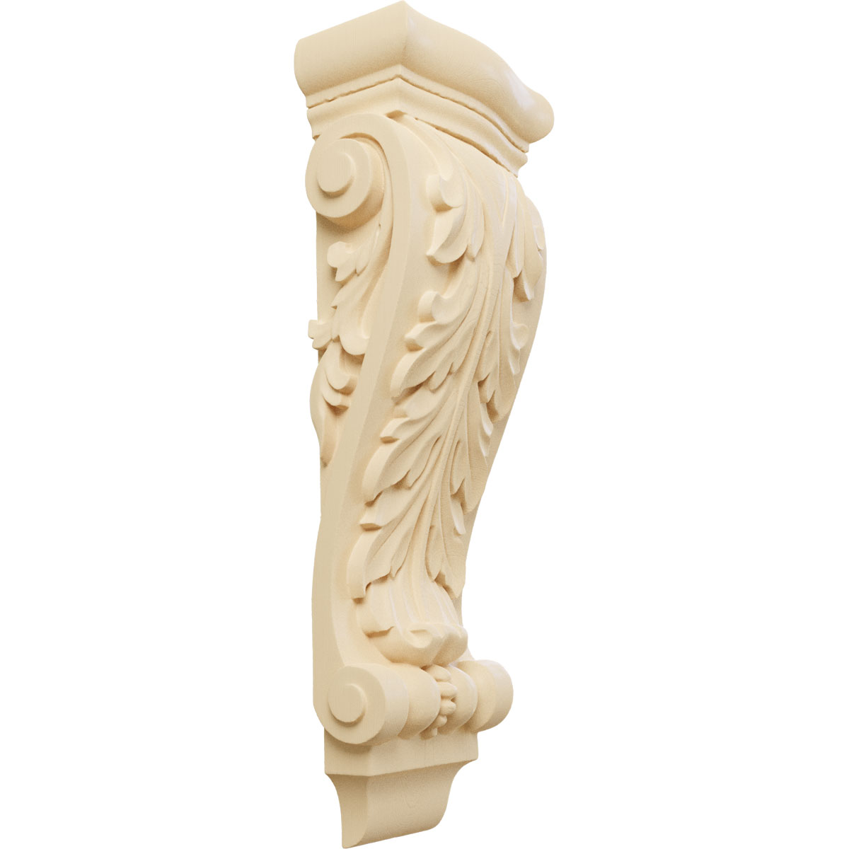 Ekena Millwork 7 Inch Large Farmingdale Acanthus Pilaster Corbel
