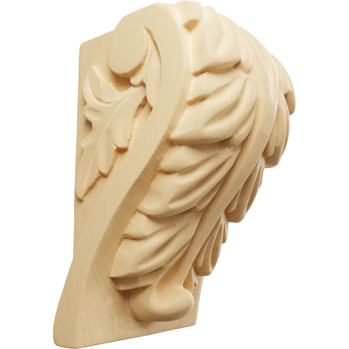 Ekena Millwork 2 1/2 Inch Small Acanthus Leaf Block Corbel