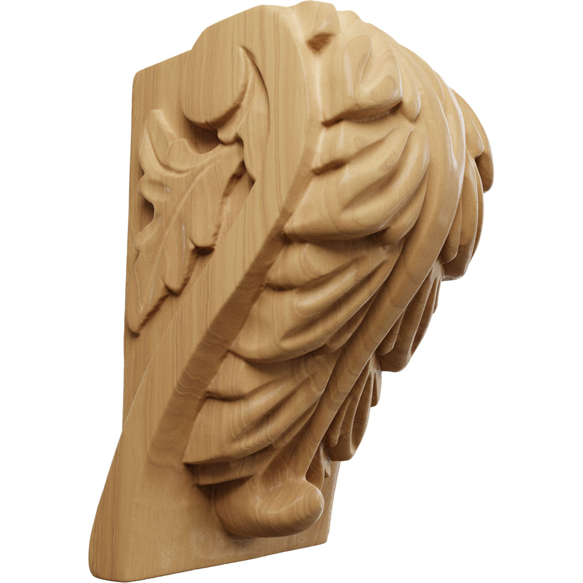 Ekena Millwork 2 1/2 Inch Small Acanthus Leaf Block Corbel