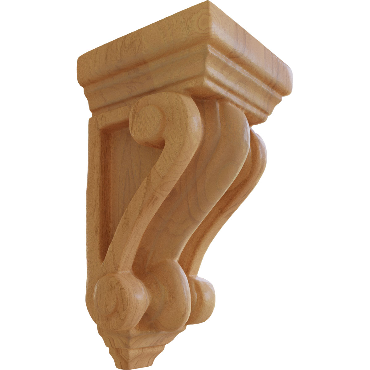 Ekena Millwork 2 1/4 Inch Devon Traditional Wood Corbel