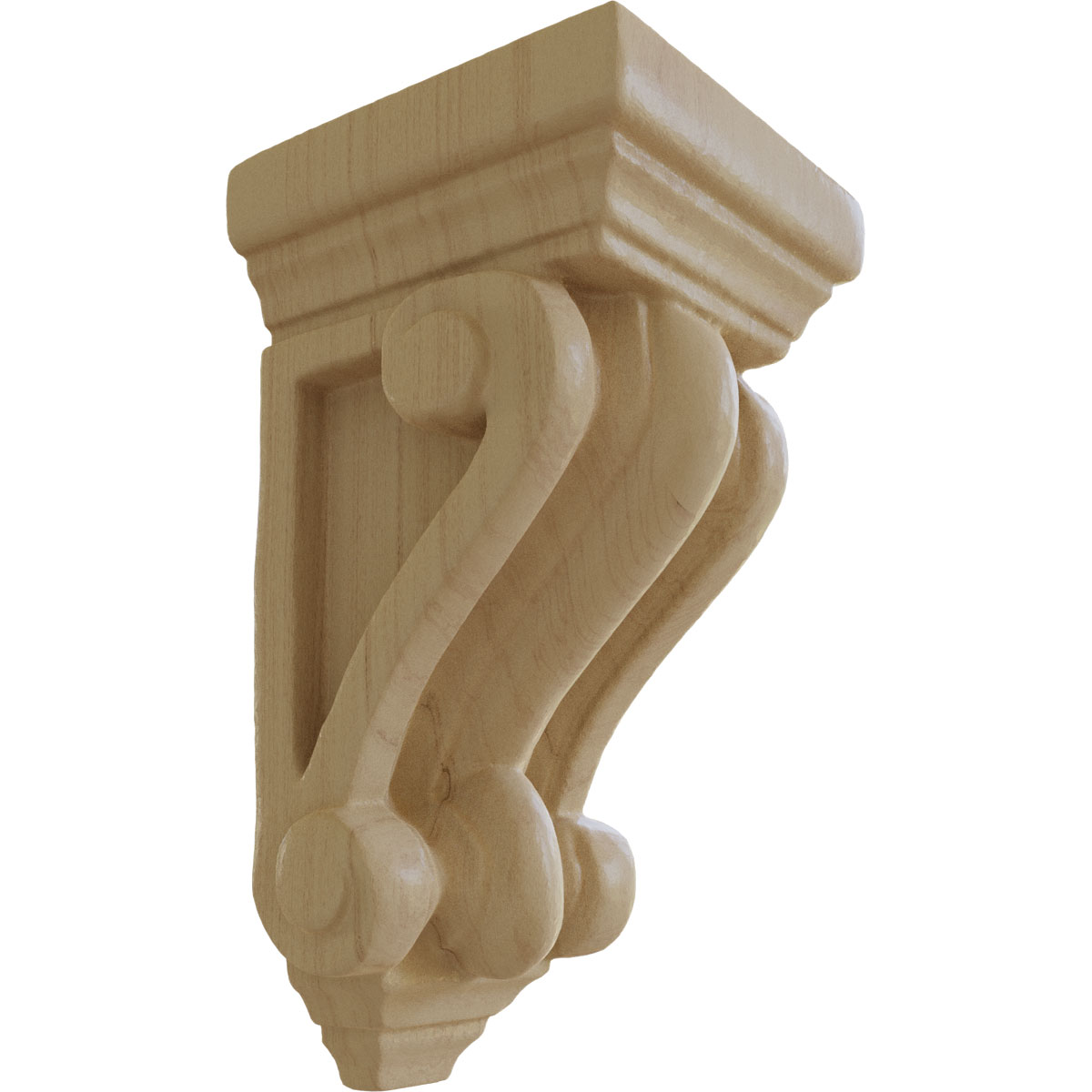 Ekena Millwork 4 Inch Devon Traditional Wood Corbel