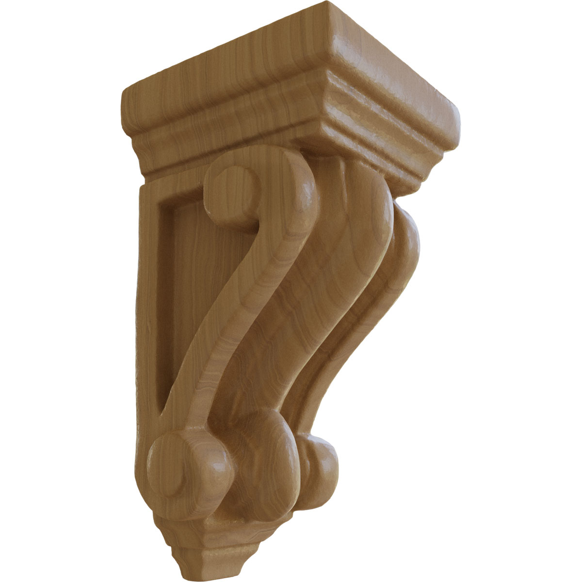 Ekena Millwork 2 1/4 Inch Devon Traditional Wood Corbel