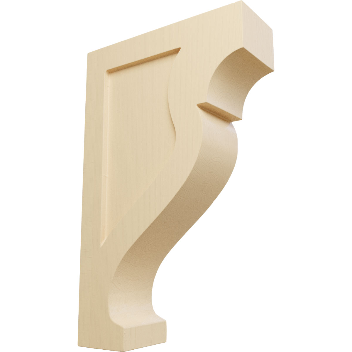 Ekena Millwork 1 3/4 Inch Mini Rockport Wood Corbel