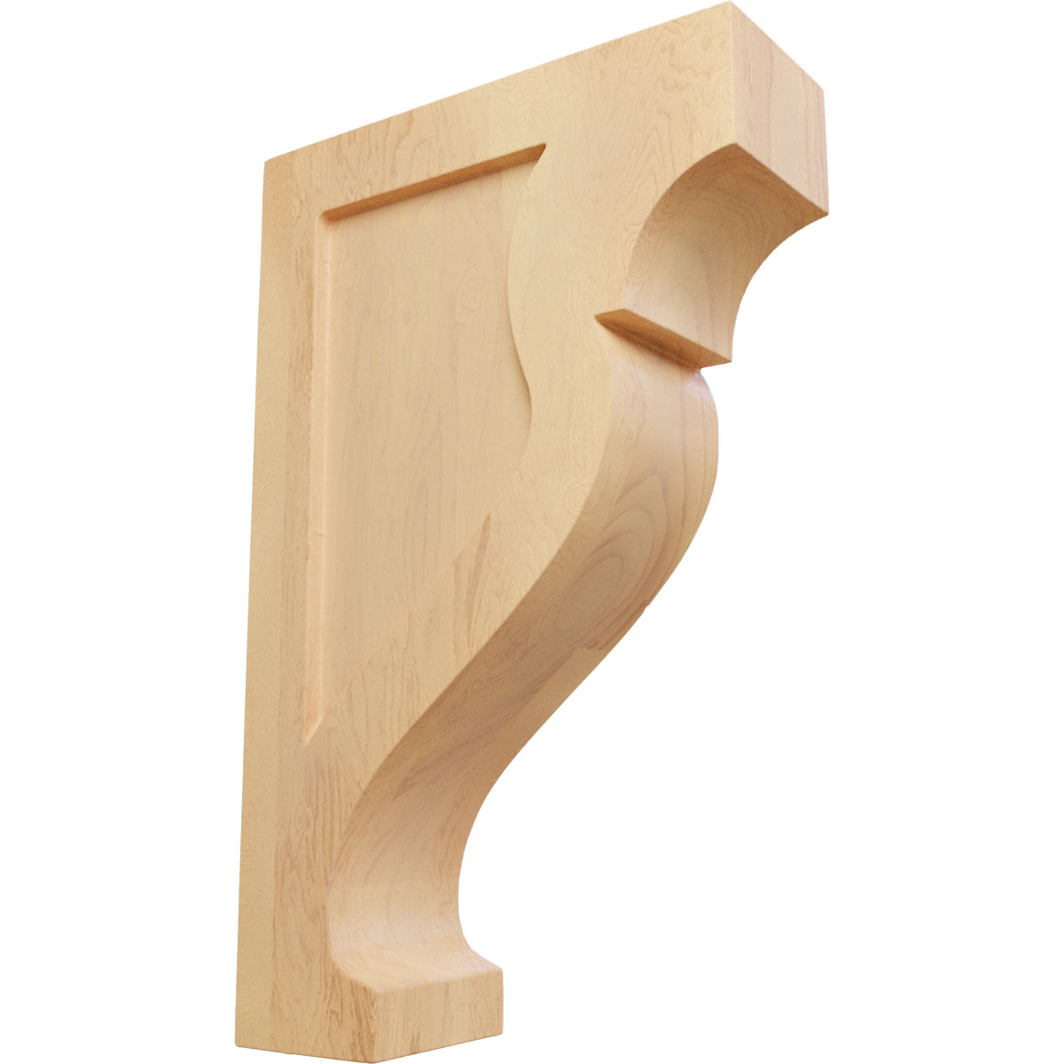 Ekena Millwork 1 3/4 Inch Mini Rockport Wood Corbel