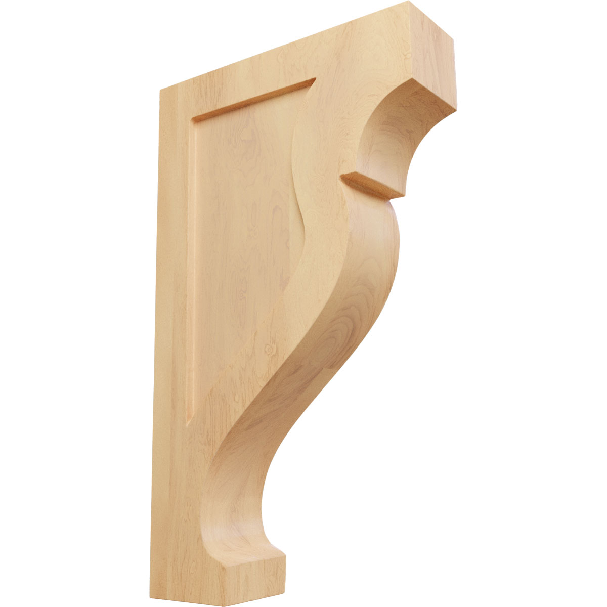 Ekena Millwork 3 1/8 Inch Extra Large Rockport Wood Corbel