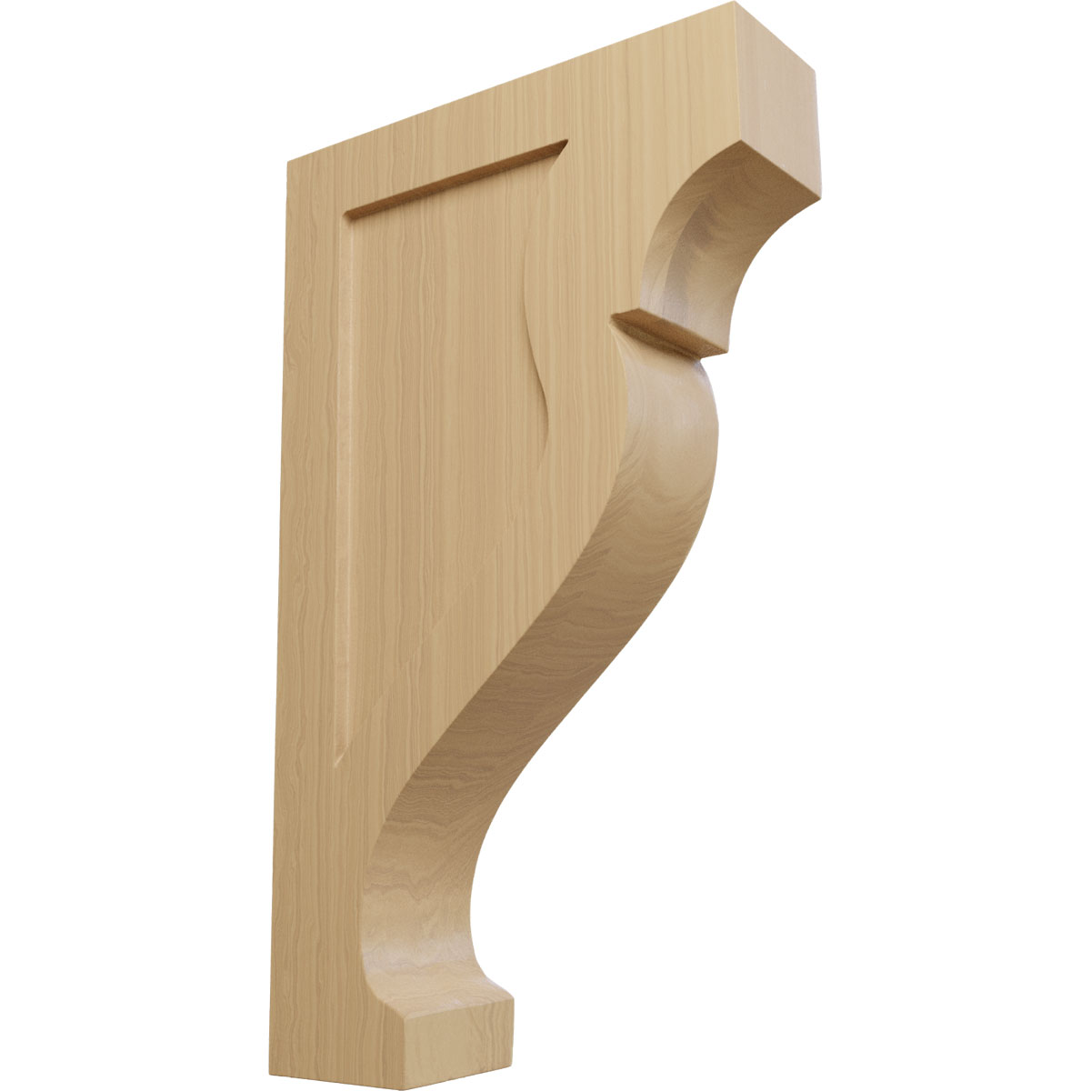 Ekena Millwork 2 1/2 Inch Large Rockport Wood Corbel