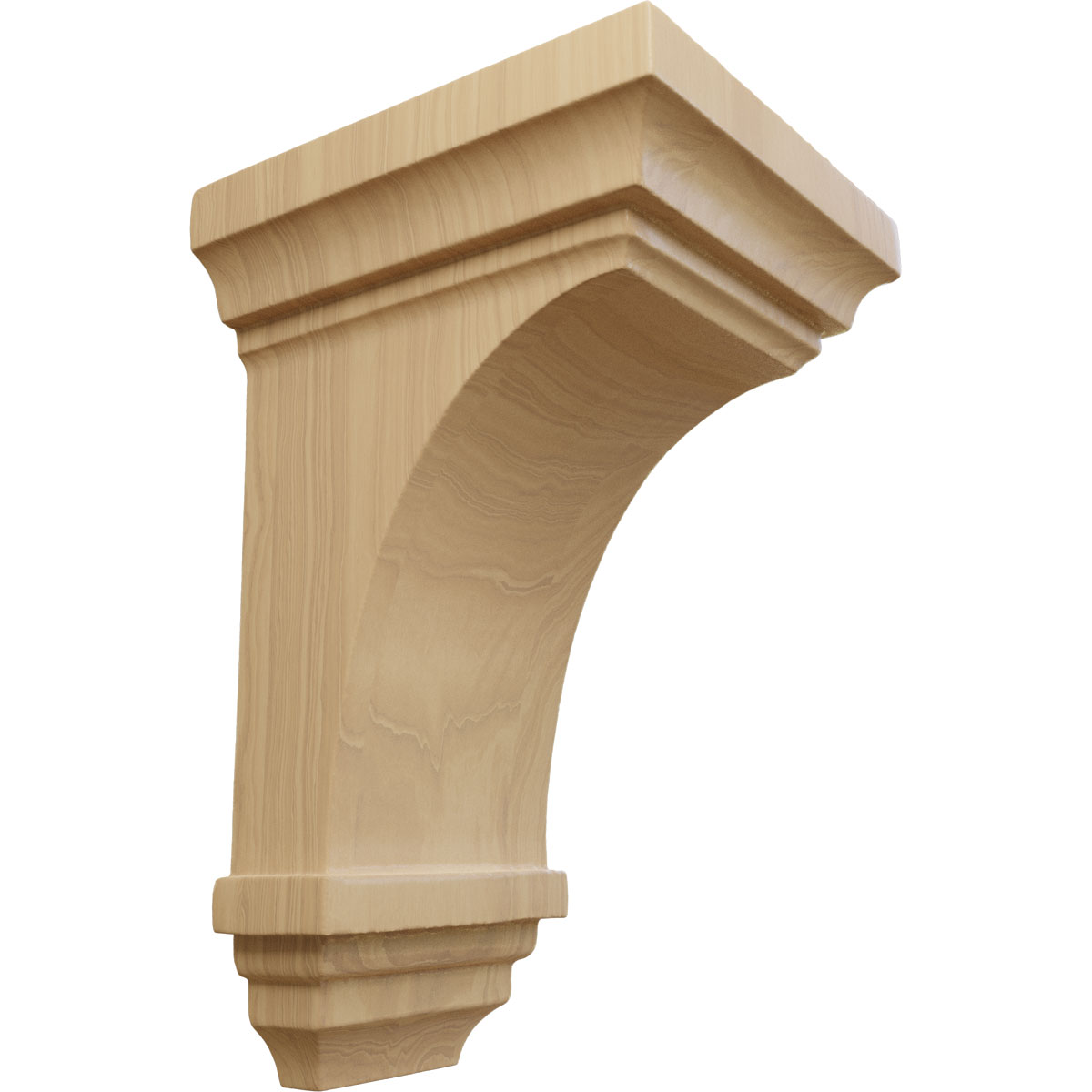 Ekena Millwork 3 1/2 Inch Mini Jefferson Wood Corbel