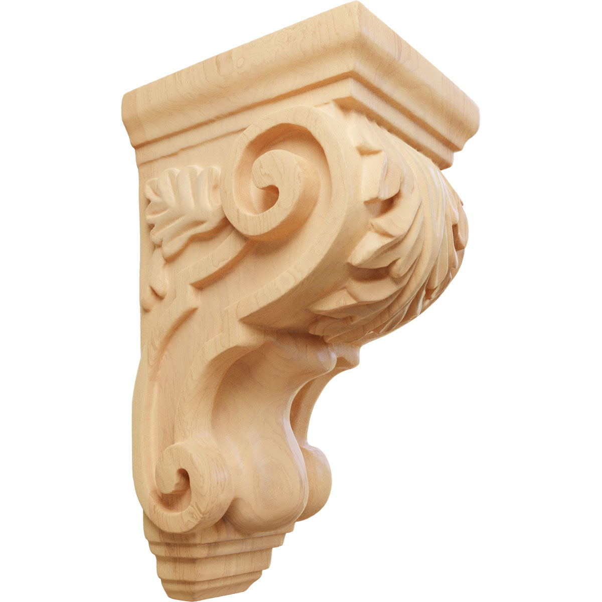 Ekena Millwork 3 1/2 Inch Small Traditional Acanthus Corbel