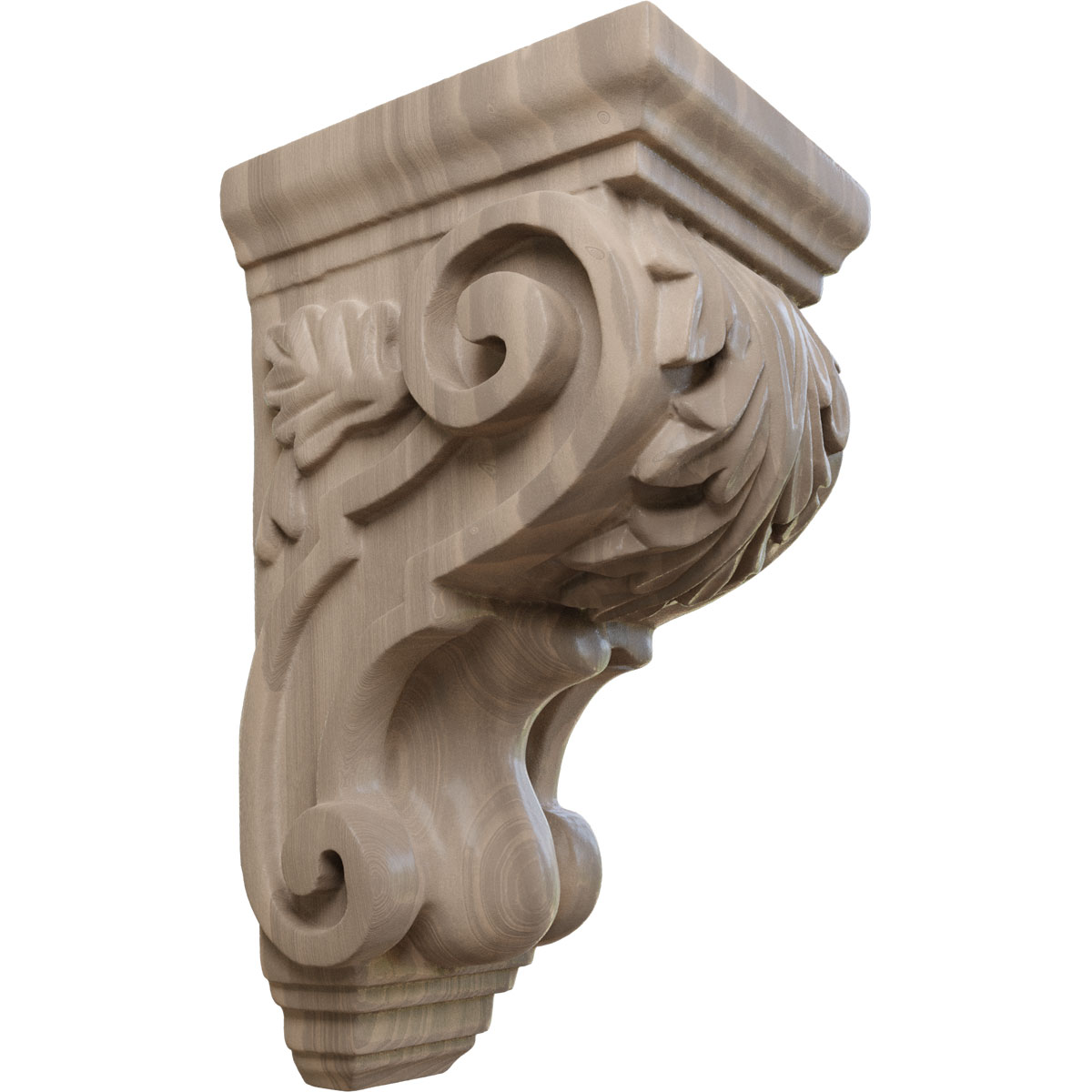 Ekena Millwork 3 1/2 Inch Small Traditional Acanthus Corbel