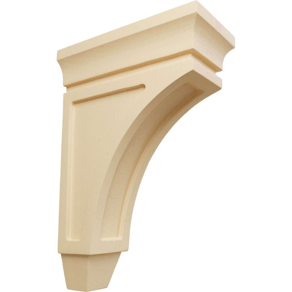 Ekena Millwork 2 3/4 Inch Mini Lucan Wood Corbel