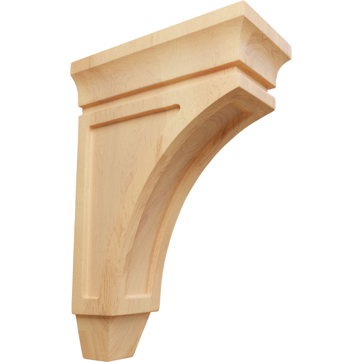 Ekena Millwork 2 3/4 Inch Mini Lucan Wood Corbel