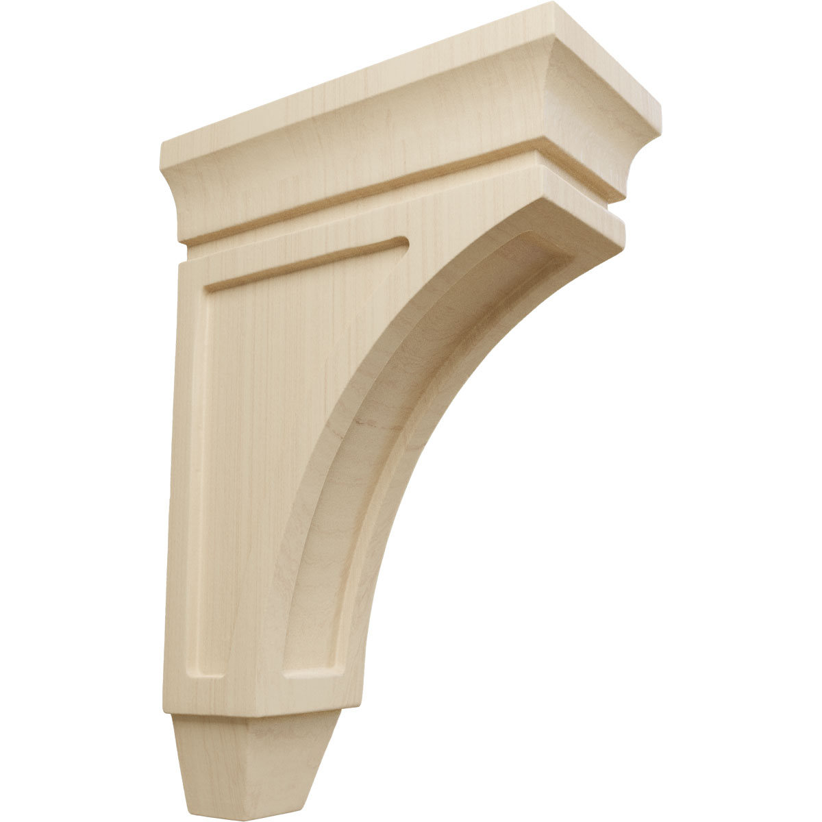 Ekena Millwork 2 3/4 Inch Mini Lucan Wood Corbel