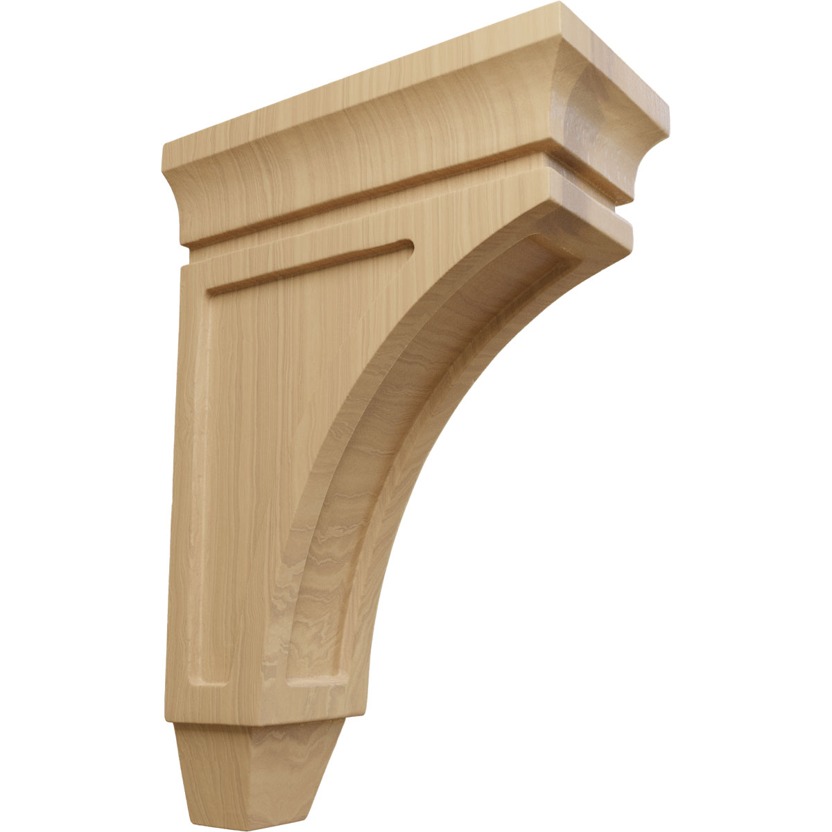 Ekena Millwork 2 3/4 Inch Mini Lucan Wood Corbel