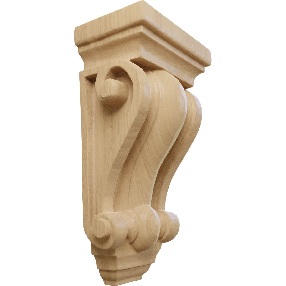 Ekena Millwork 4 Inch Cole Pilaster Wood Corbel