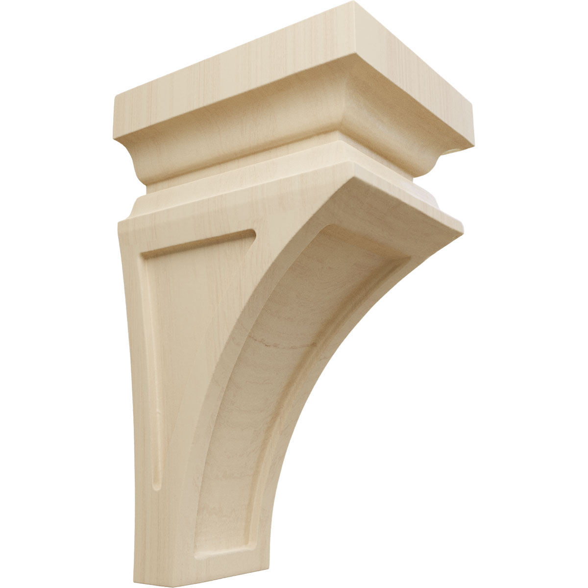 Ekena Millwork 4 Inch Small Nevio Wood Corbel