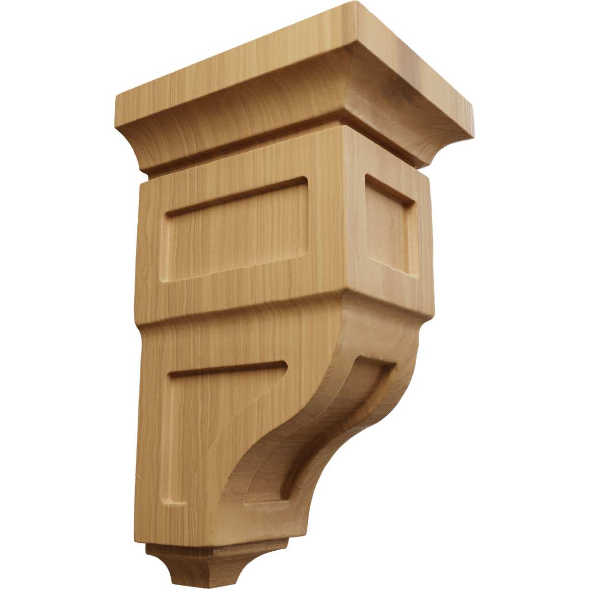 Ekena Millwork 4 Inch Small Reyes Wood Corbel