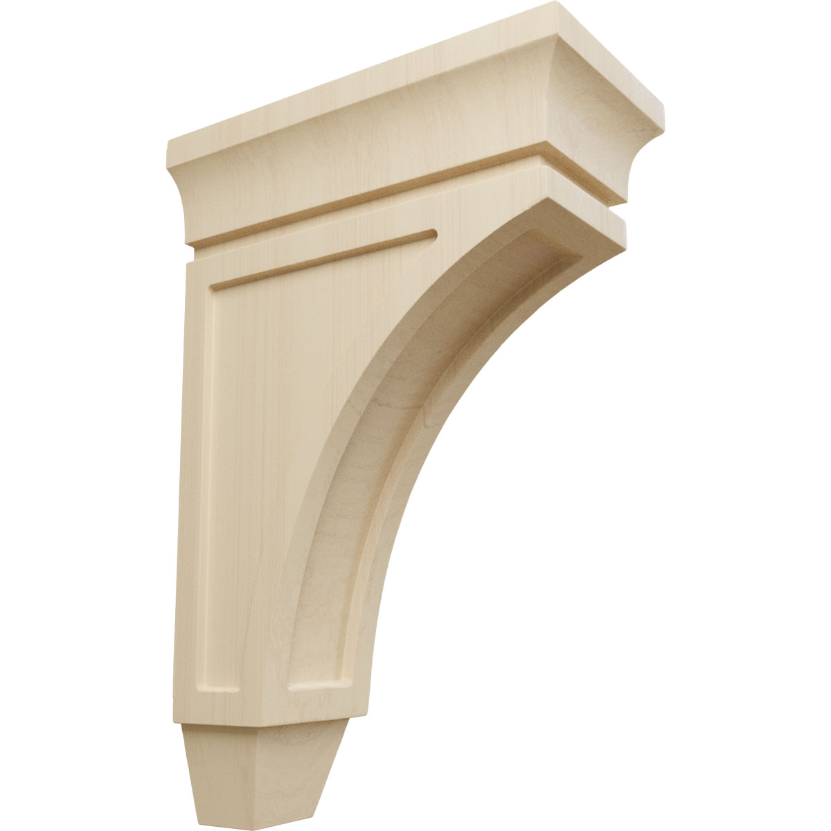 Ekena Millwork 4 Inch Medium Lucan Wood Corbel