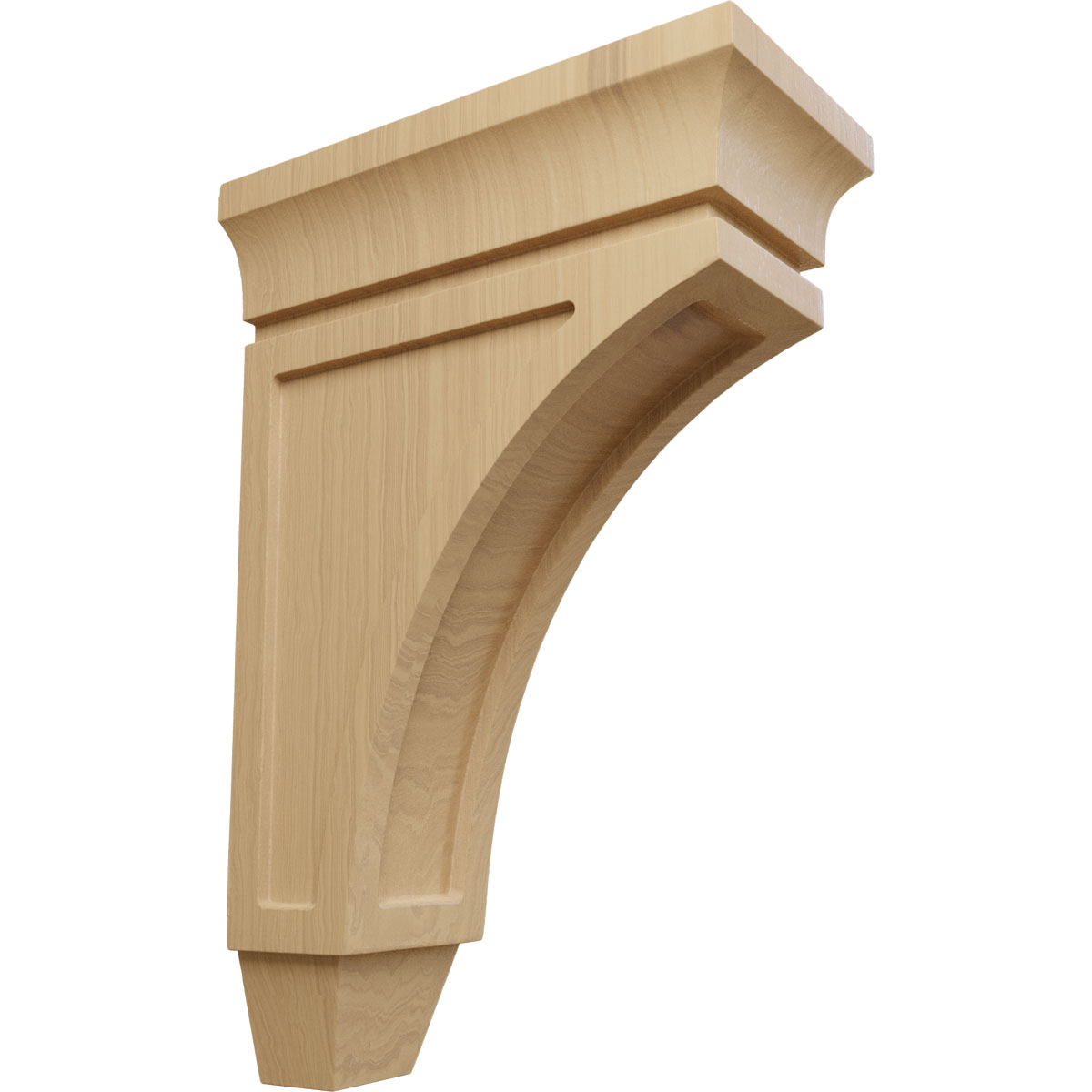 Ekena Millwork 4 Inch Medium Lucan Wood Corbel