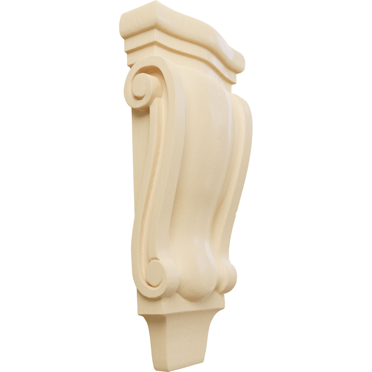 Ekena Millwork 4 3/4 Inch Small Traditional Pilaster Wood Corbel