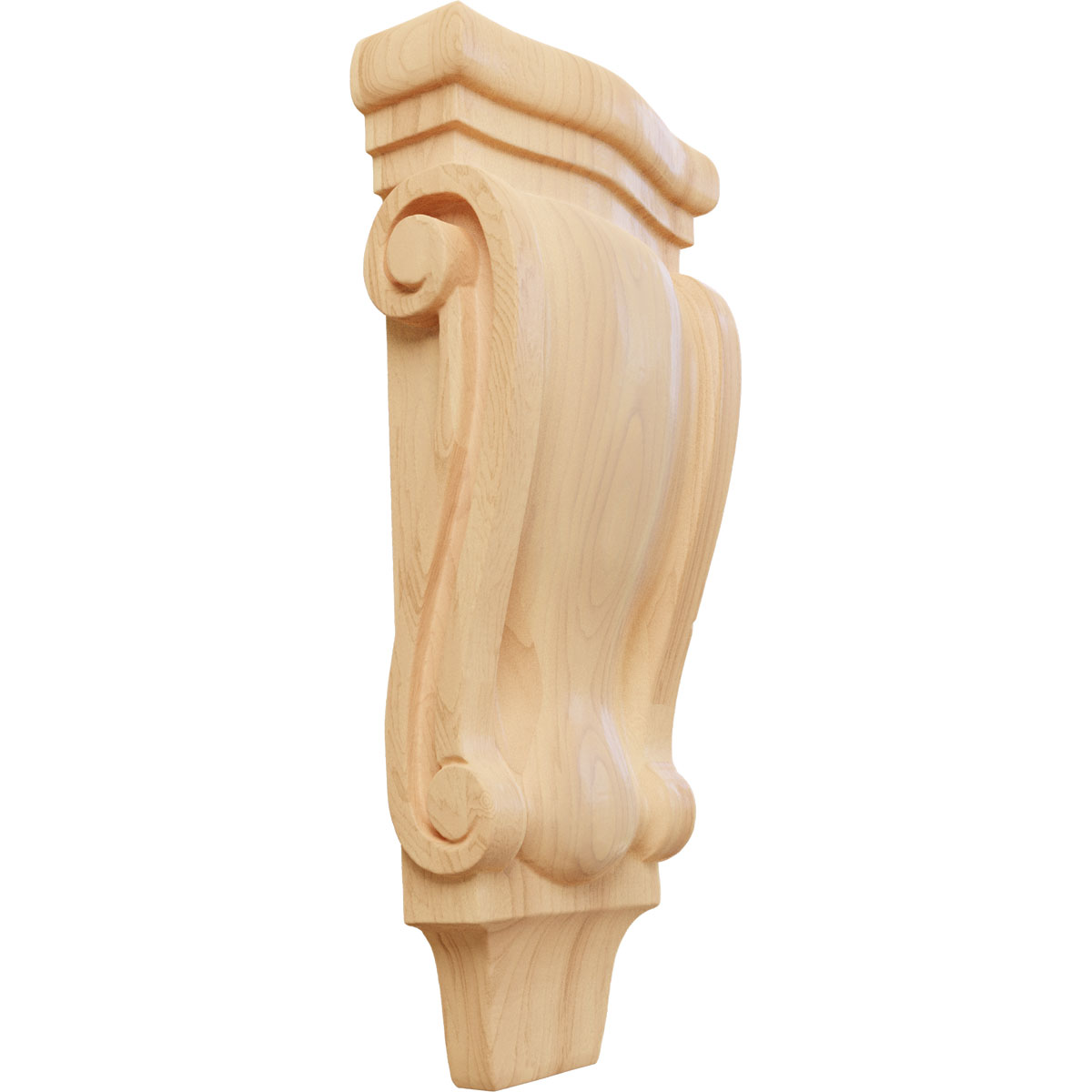 Ekena Millwork 4 3/4 Inch Small Traditional Pilaster Wood Corbel