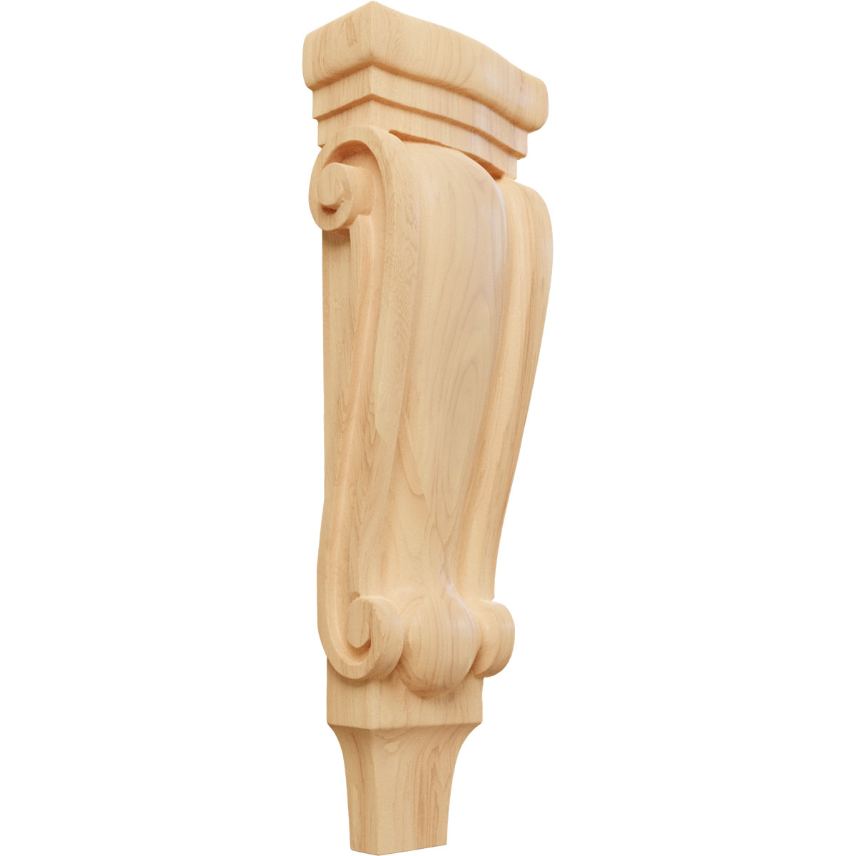 Ekena Millwork 5 1/8 Inch Medium Traditional Pilaster Wood Corbel