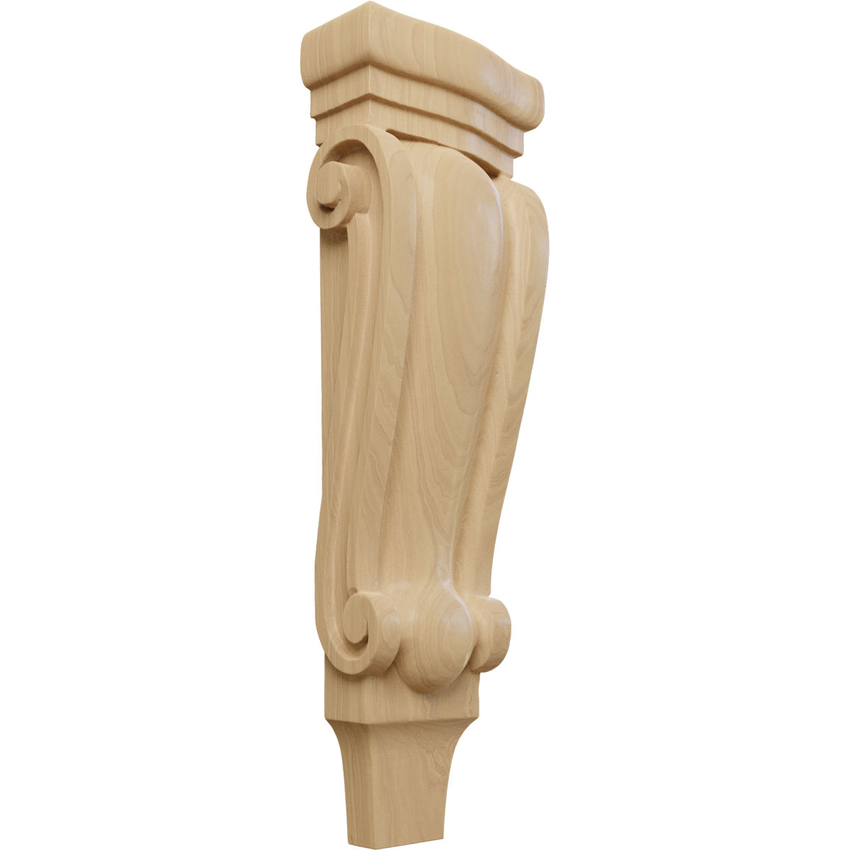Ekena Millwork 5 1/8 Inch Medium Traditional Pilaster Wood Corbel