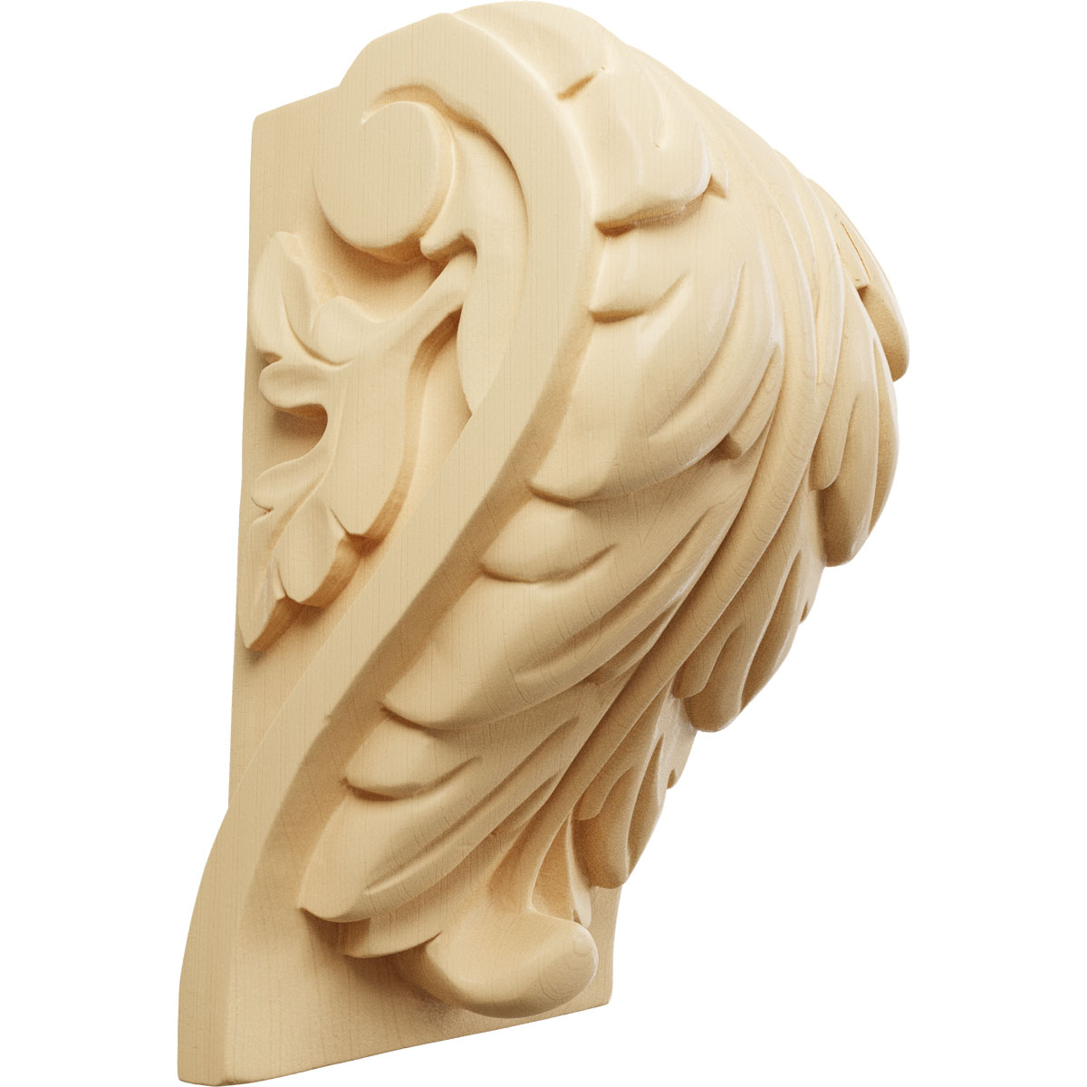 Ekena Millwork 4 1/2 Inch Extra Large Acanthus Leaf Block Corbel