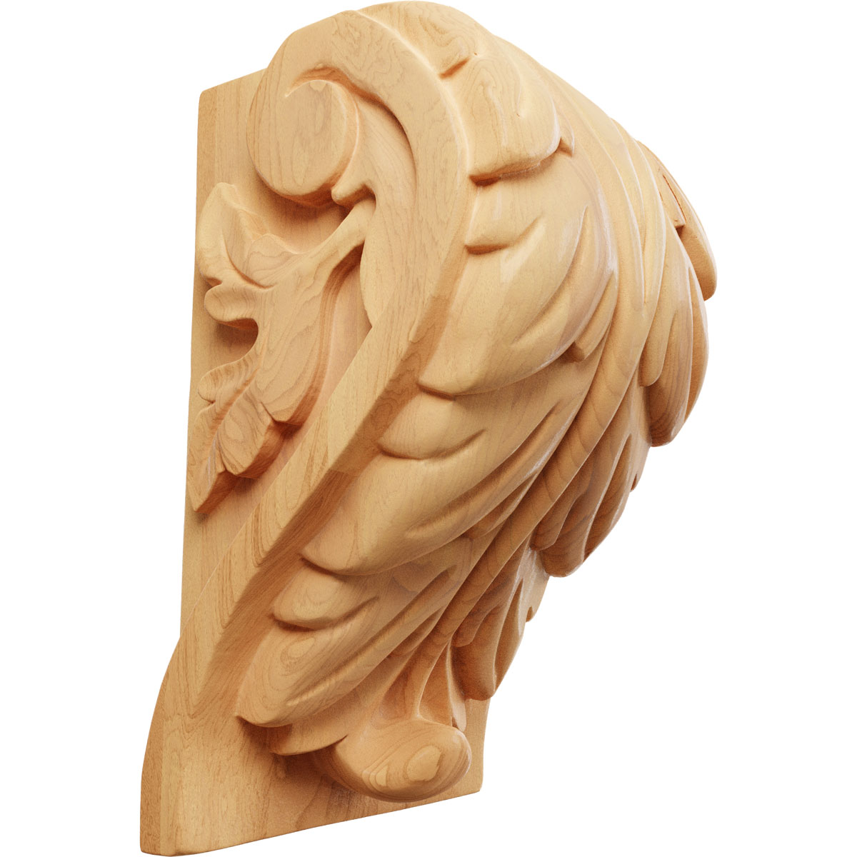 Ekena Millwork 4 1/2 Inch Extra Large Acanthus Leaf Block Corbel