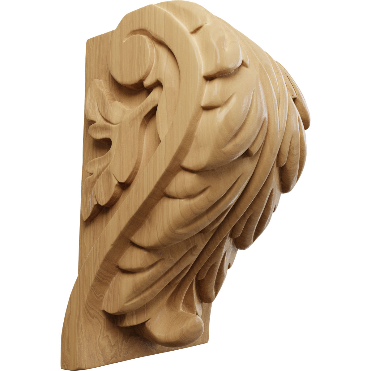 Ekena Millwork 4 1/2 Inch Extra Large Acanthus Leaf Block Corbel