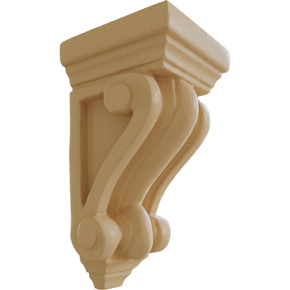 Ekena Millwork 5 1/4 Inch Devon Traditional Wood Corbel