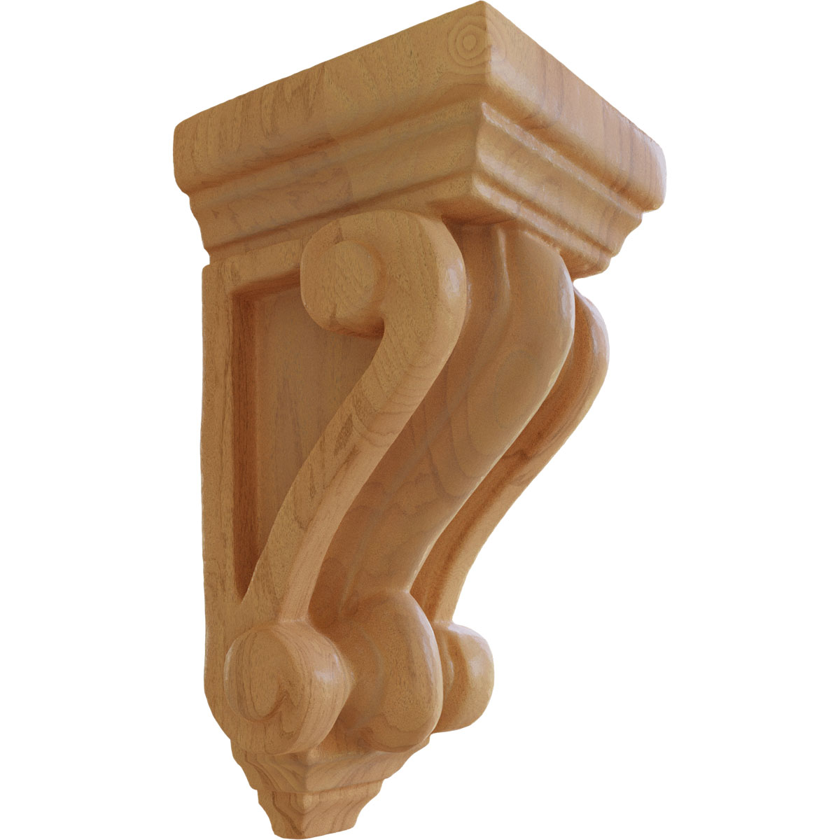 Ekena Millwork 5 1/4 Inch Devon Traditional Wood Corbel