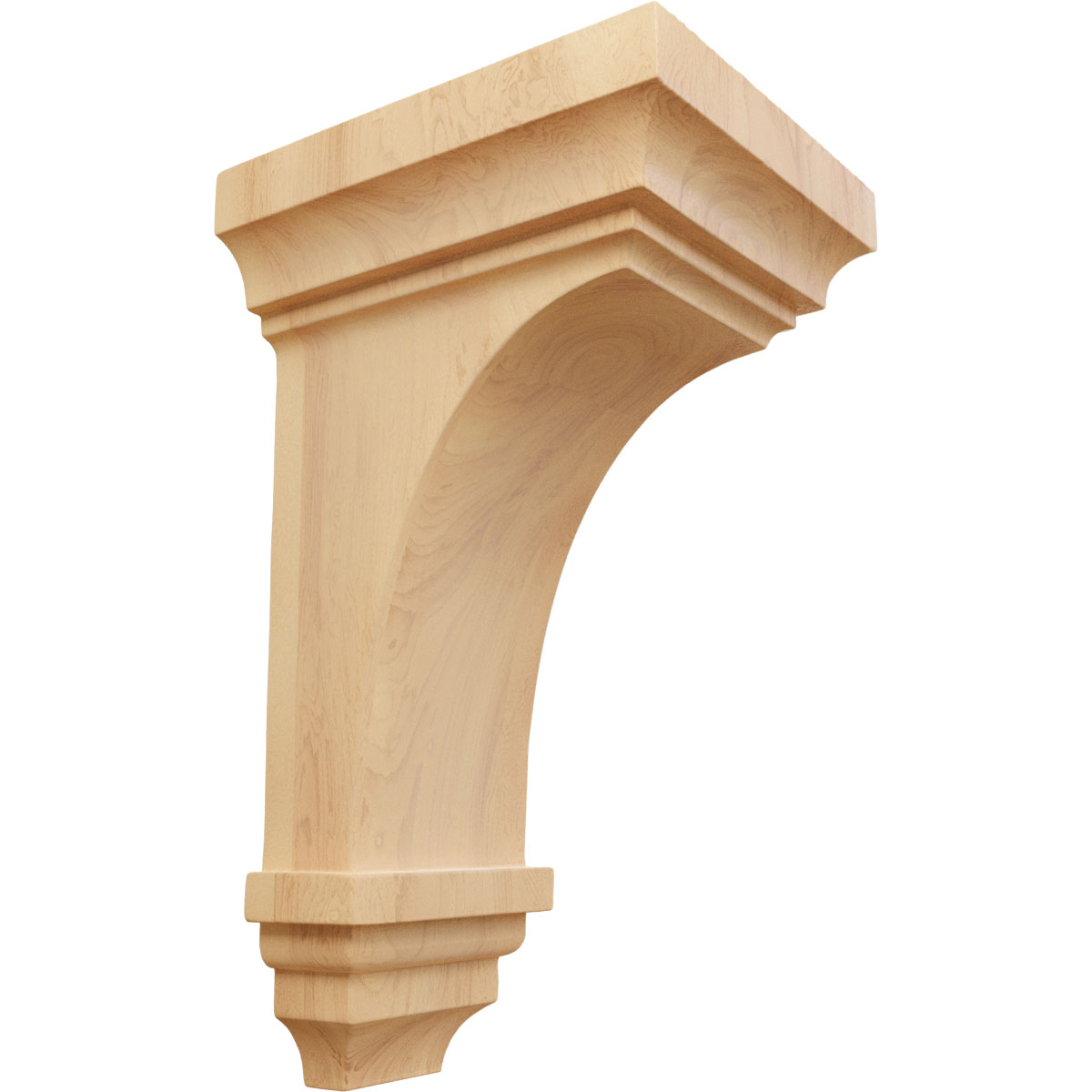 Ekena Millwork 5 Inch Medium Jefferson Wood Corbel