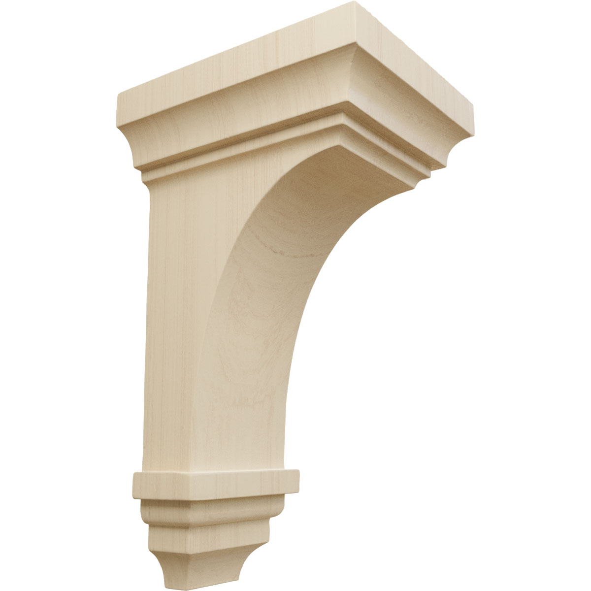 Ekena Millwork 5 Inch Medium Jefferson Wood Corbel